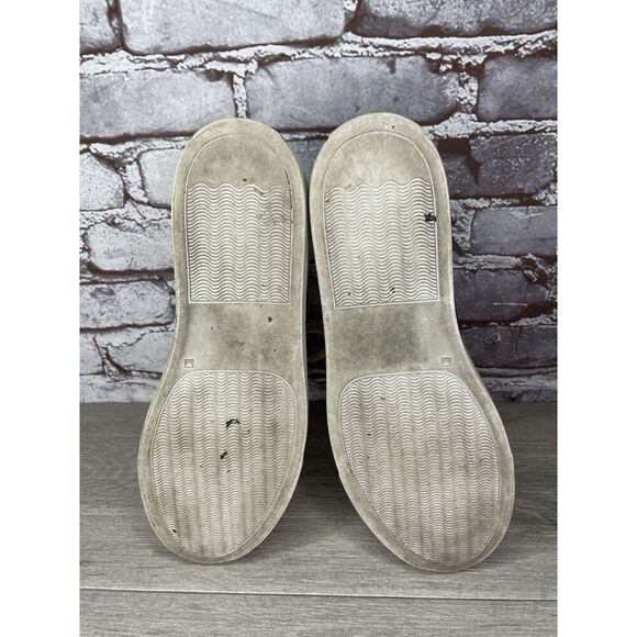 RENZO DERBY Elijah John Yarra (PH) Aevolo Green Leather Yellow Lace Sneakers 40 - Picture 8 of 16